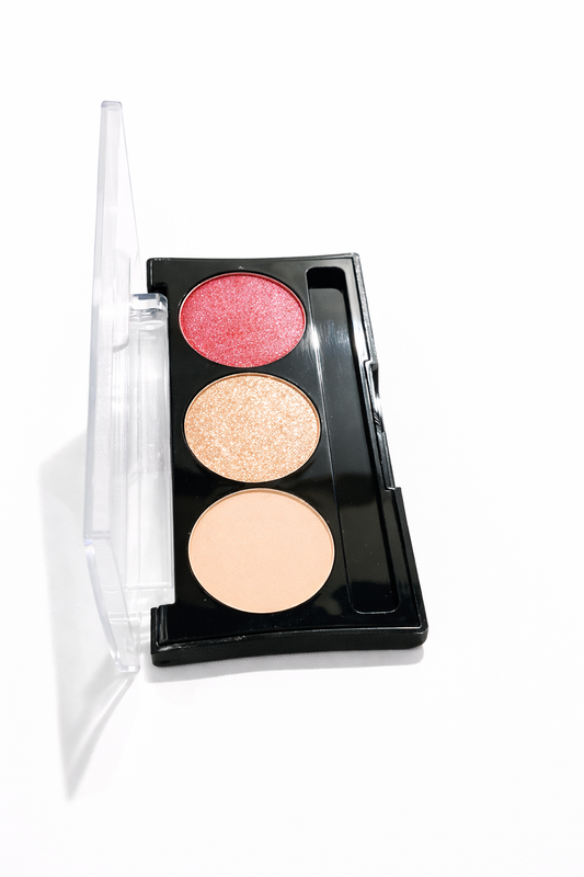 3-Shade Shimmer & Matte Face Highlight Palette