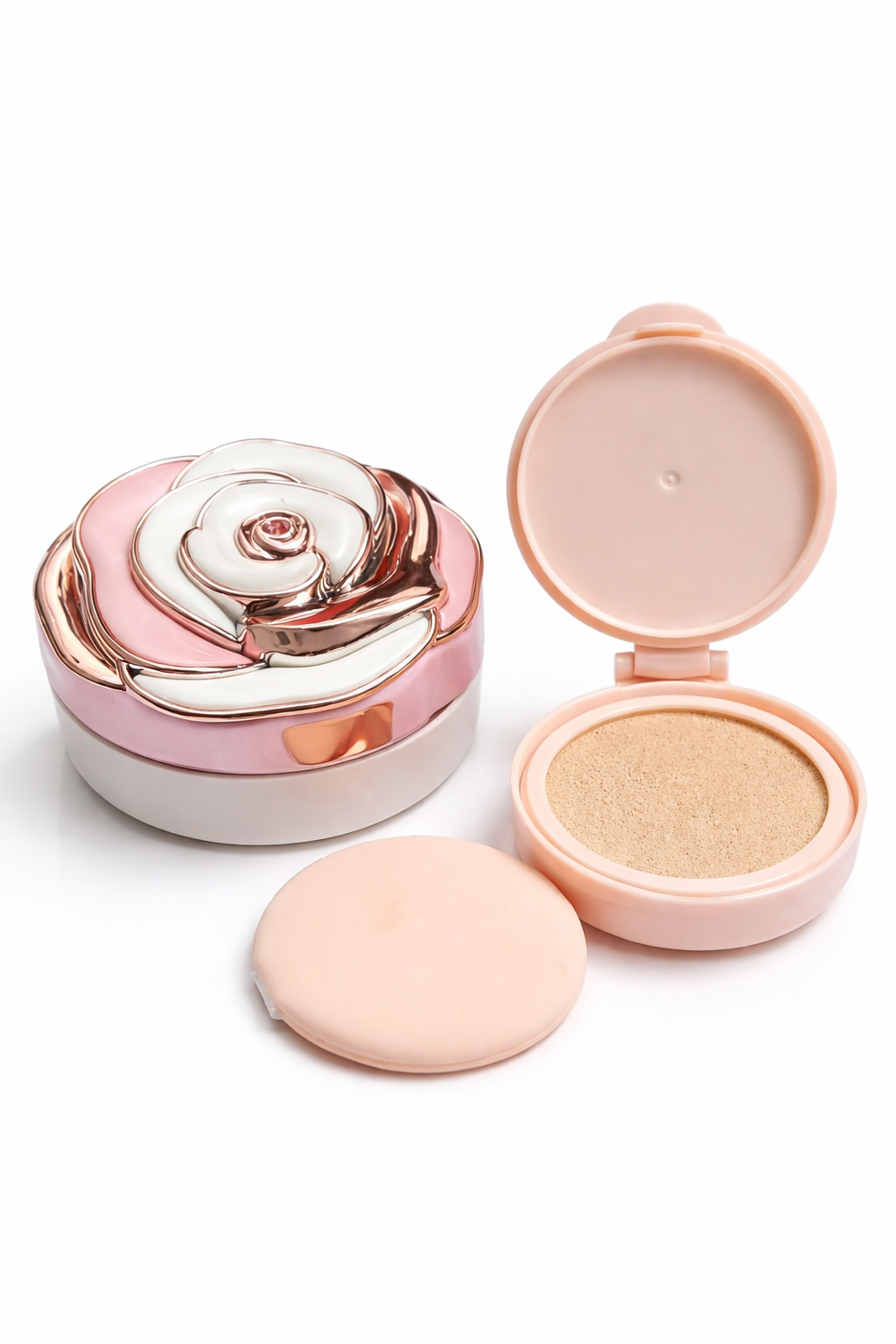 Original Korean RVN BB Cream Foundation (With Extra Refill) Invisible Pores / Oil Control / Fixed Makeup Matte Air Cushion BB Cream Foundation / 100% Waterproof / 3 Items In 1 Box